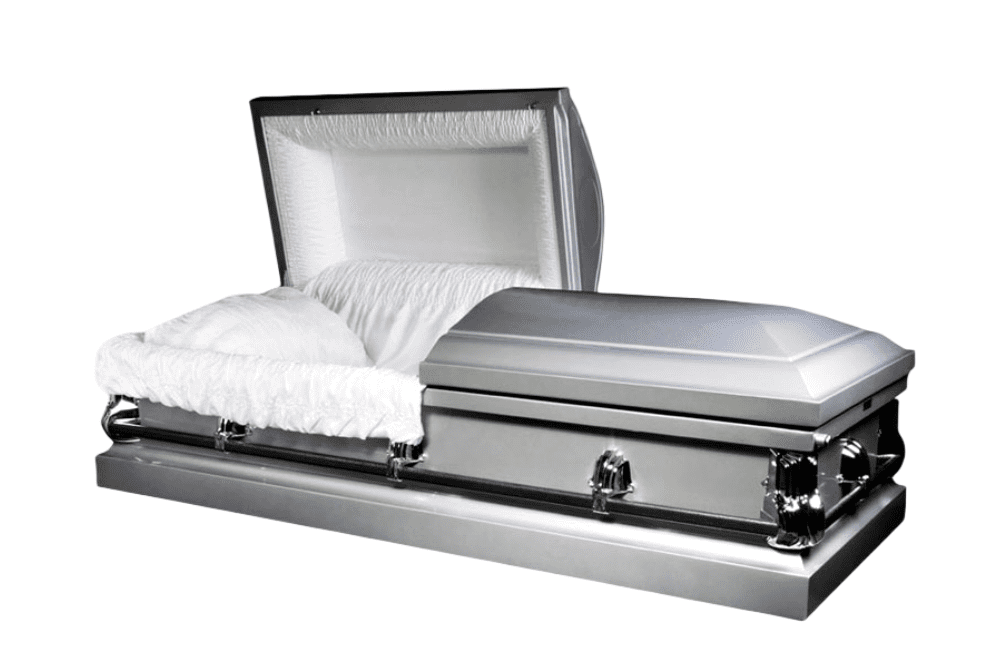 Silver Moon | 20 Gauge Steel Casket - Image 2