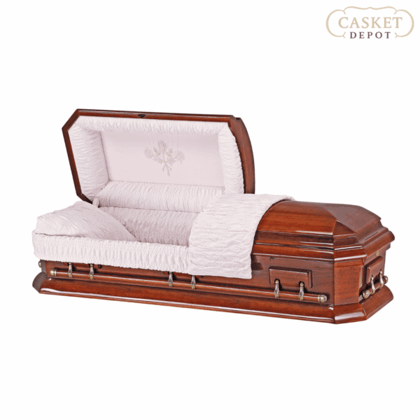 Lady's Octagon Marquis | Wood Casket