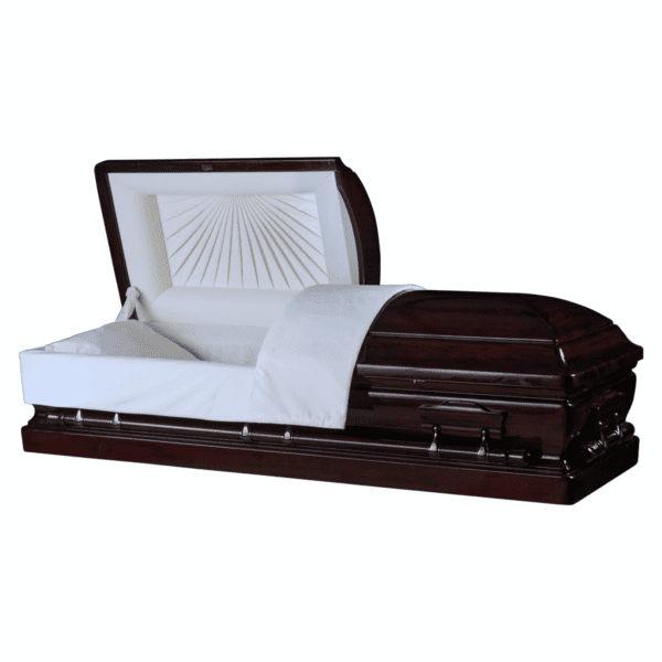 The Kingsburg | Mahogany Wood Casket