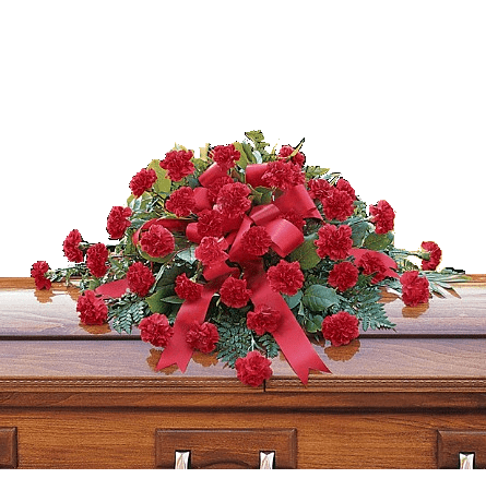 Warm Regards Casket Spray