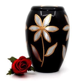 Black & Silver Flowers