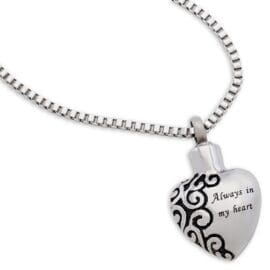 Stainless Steel - Always In My Heart Pendant - Model #107