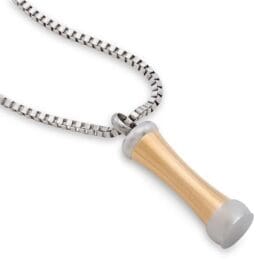 Stainless Steel - Golden Safe Pendant - Model #085