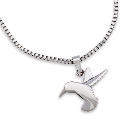 Stainless Steel - Humming Bird II Pendant - Model #083