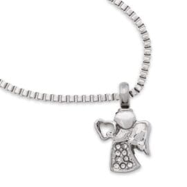 Stainless Steel - Make a Wish Angel Pendant - Model #077