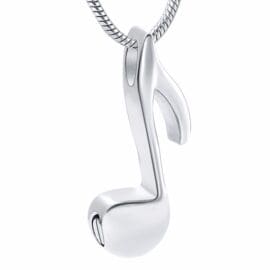 Stainless Steel - Musical Note Pendant - Model #073
