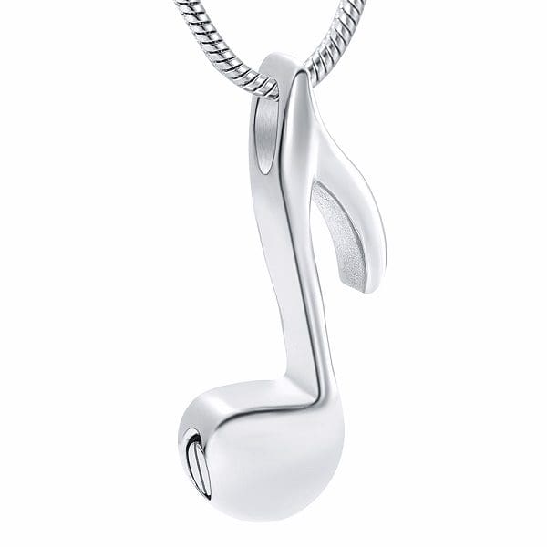 Stainless Steel - Musical Note Pendant - Model #073