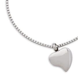 Stainless Steel - Tear Drop Heart Pendant - Model #062