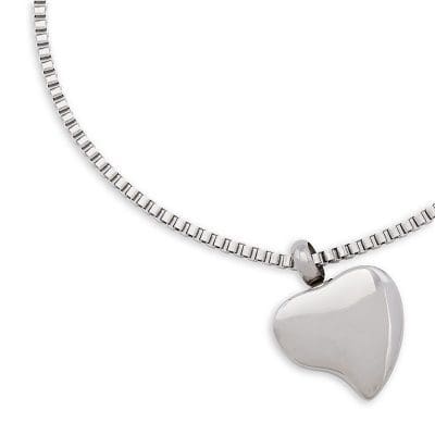 Stainless Steel - Tear Drop Heart Pendant - Model #062