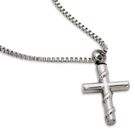 Stainless Steel - Wire Cross Pendant - Model #059
