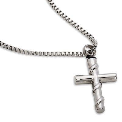 Stainless Steel - Wire Cross Pendant - Model #059