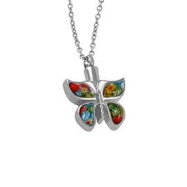 Stainless Steel - Multi-Butterfly II Pendant - Model #058