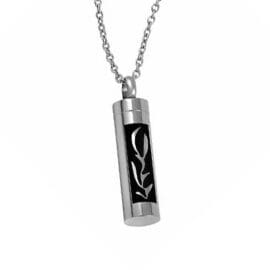 Stainless Steel - Nature Cylinder Pendant - Model #056