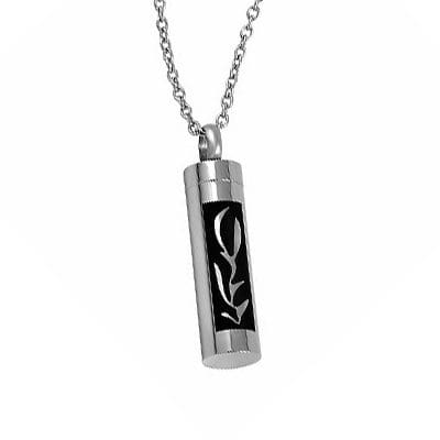 Stainless Steel - Nature Cylinder Pendant - Model #056
