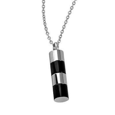 Stainless Steel - Cylinder II Pendant - Model #055