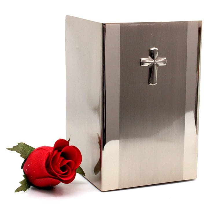 Silver | Frosted Cross - 03-6604, OUT OF STOCK