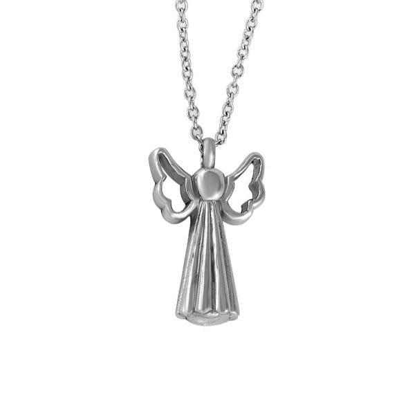 Stainless Steel - Tall Angel Pendant - Model #015