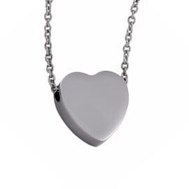 Stainless Steel - Floating Heart Pendant - Model #012
