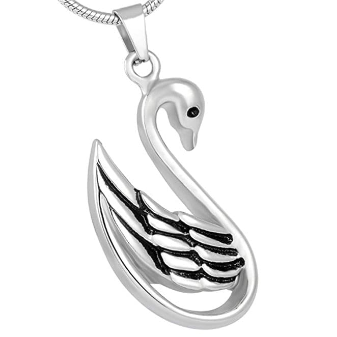Stainless Steel - Swan Pendant - Model # 009
