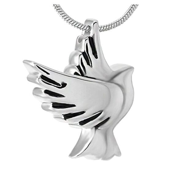 Stainless Steel - Dove I Pendant - Model #006