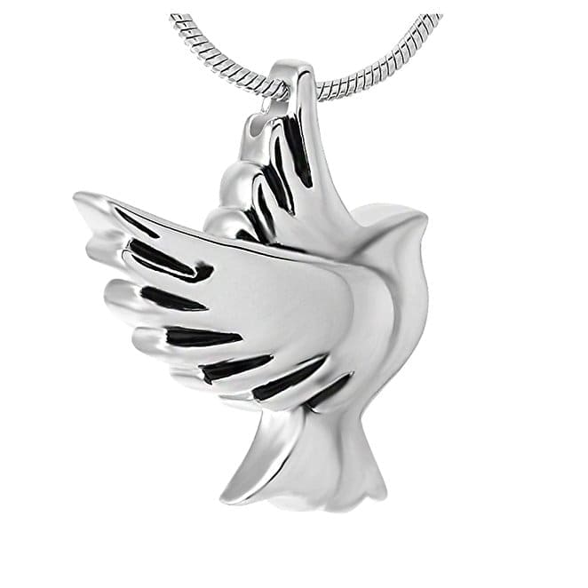 Stainless Steel - Dove I Pendant - Model #006