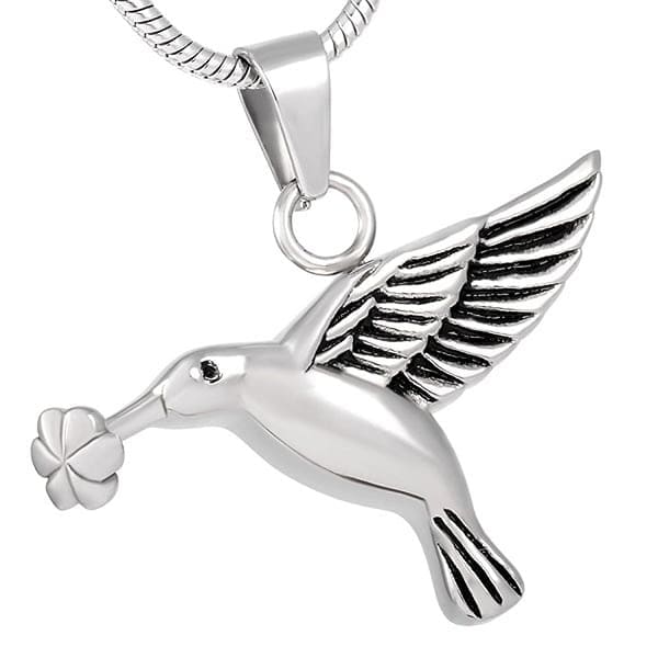 Stainless Steel - Hummingbird I Pendant - Model #003