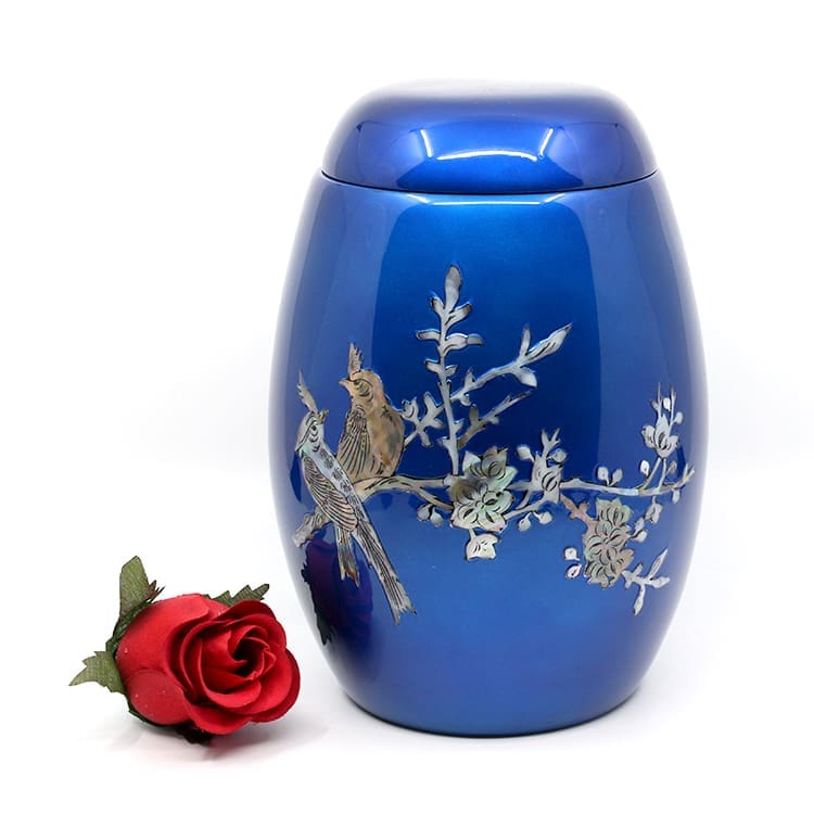 Adult Size Fiberglass | Ocean Blue with Love Birds 03-8206, OUT OF STOCK