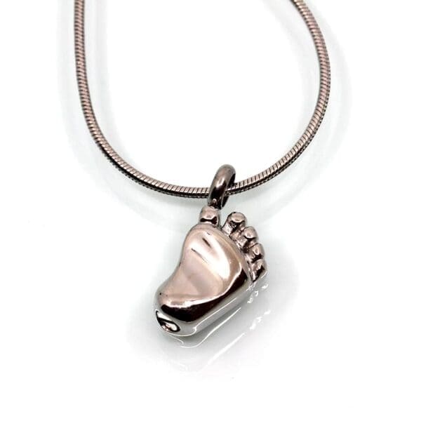 Stainless Steel - Silver Foot Pendant - Model #125