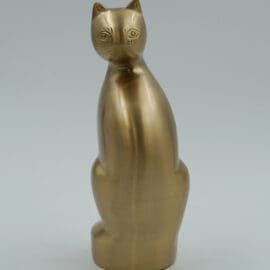 Pet Solid Brass Urn- Cat