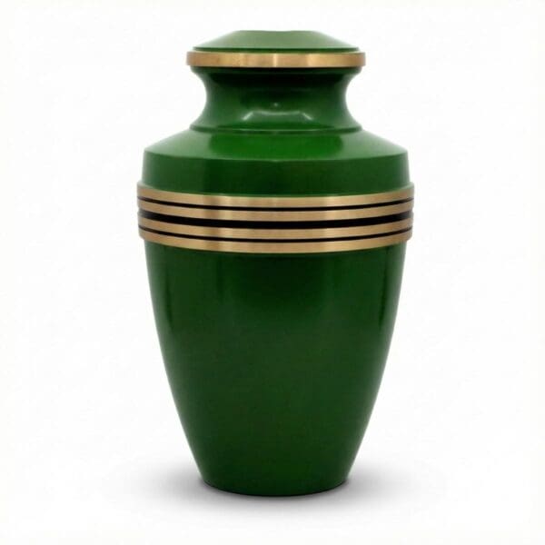 Green with Gold Trim