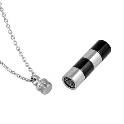 Stainless Steel - Cylinder II Pendant - Model #055 - Image 2