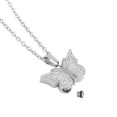Stainless Steel - Butterfly I Pendant - Model #036 - Image 2