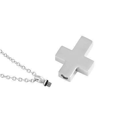 Stainless Steel - Flat Cross Pendant - Model #029 - Image 2
