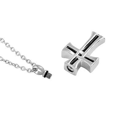 Stainless Steel - Roman Cross II Pendant - Model #026 - Image 2