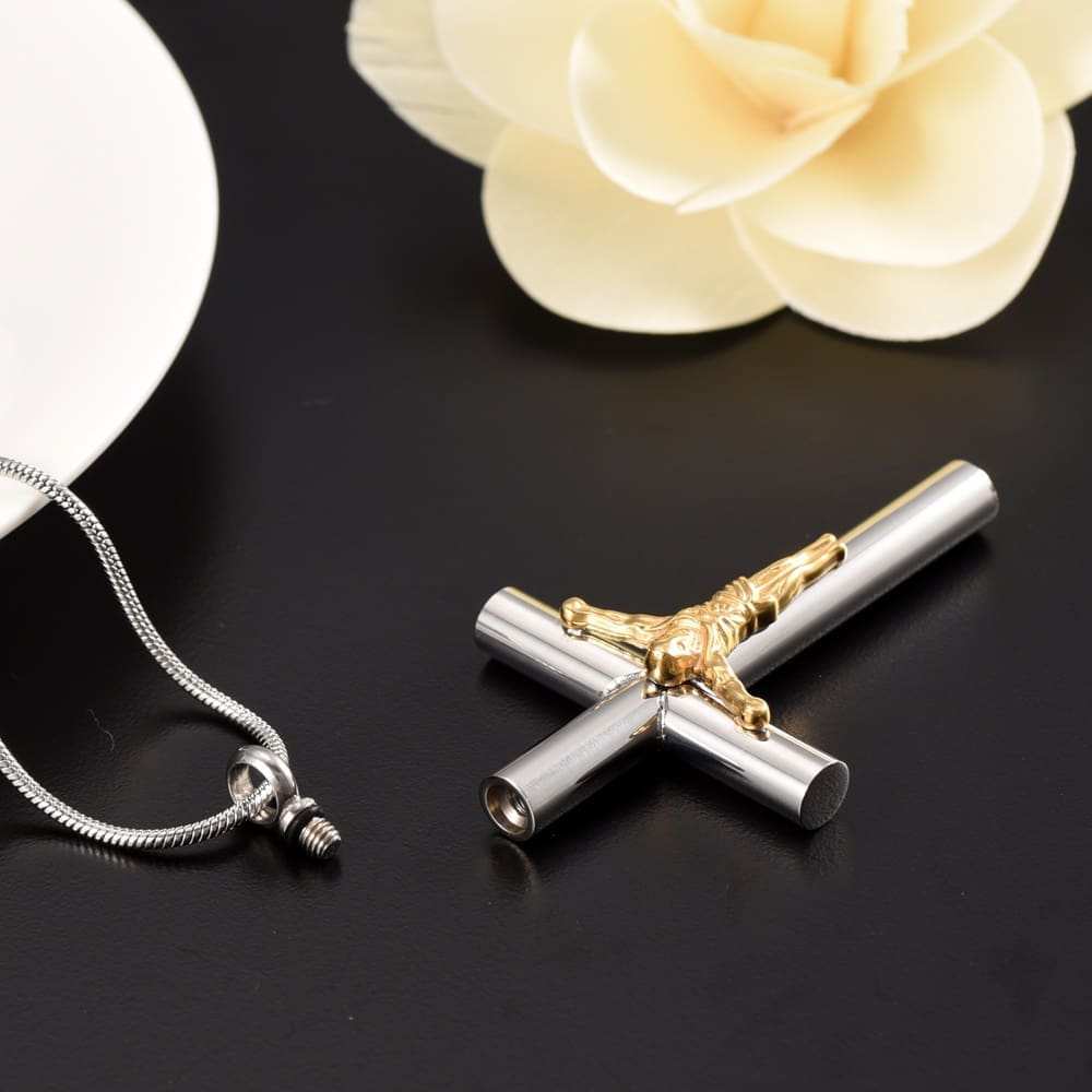 Stainless Steel - Jesus Crux Pendant - Model #122 - Image 3