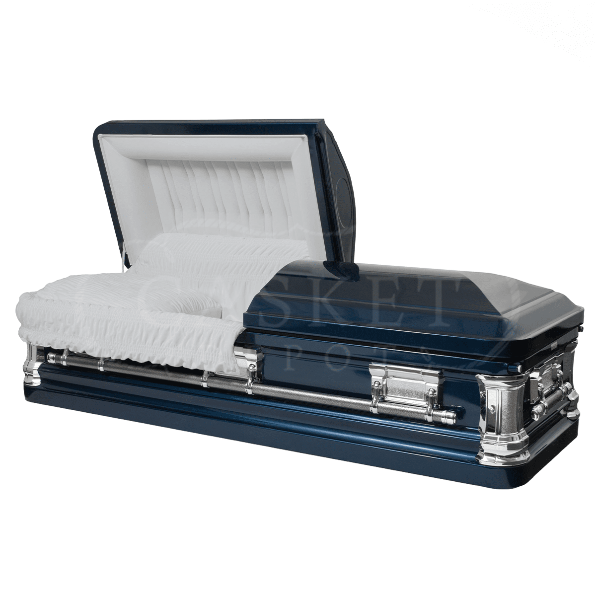 Hampton Blue | 18 Gauge Steel Casket (SOLD OUT MORE ON THE WAY)