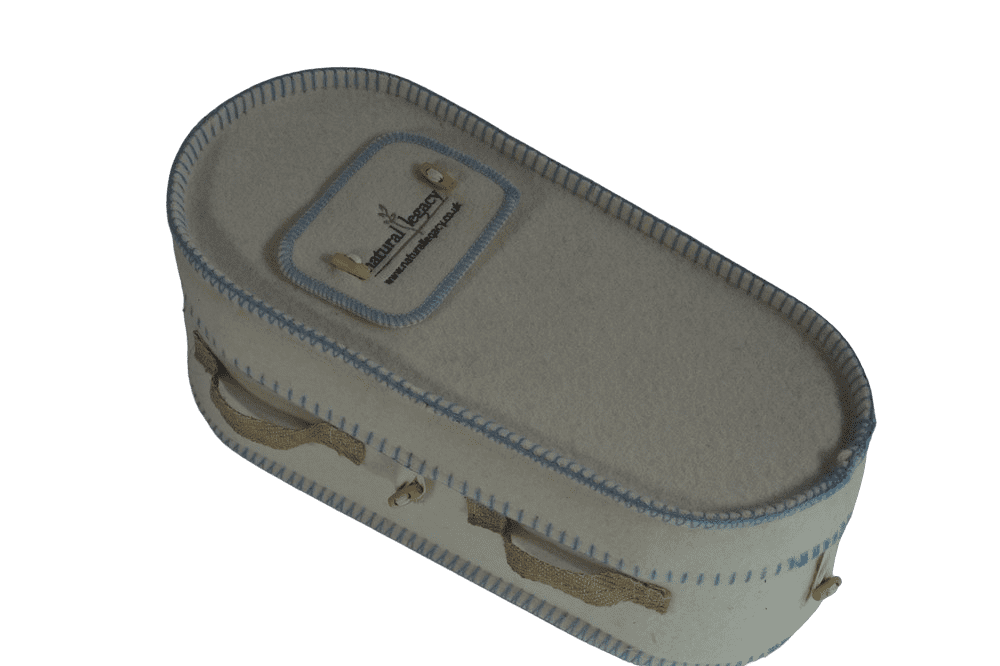 The Swaledale | Woolen Infant Coffin - Image 2