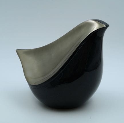 Bird Midnight with Brushed Pewter Urn: 03-8003, OUT OF STOCK