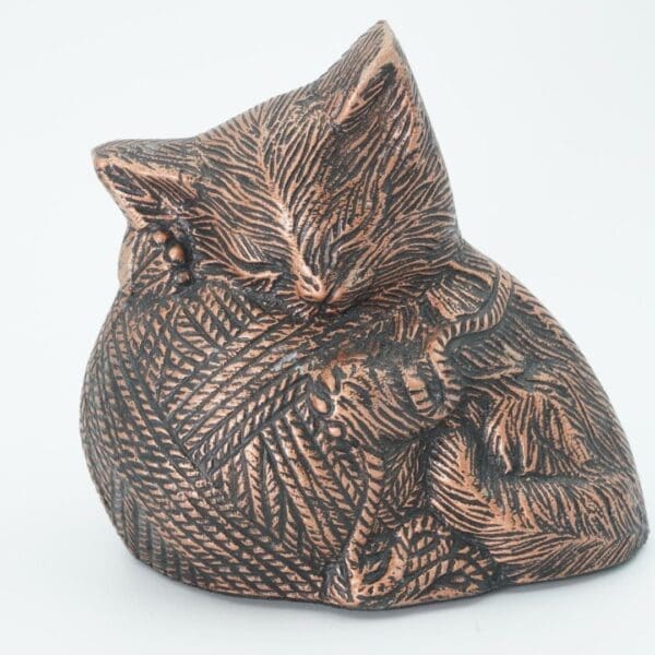 Kitten with Yarn Ball