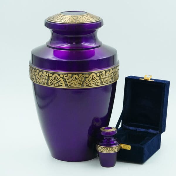 Eternity Purple With Gold Detail