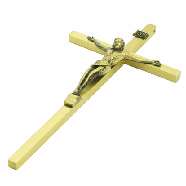 Gold Jesus Crucifix Cross - 03-1234