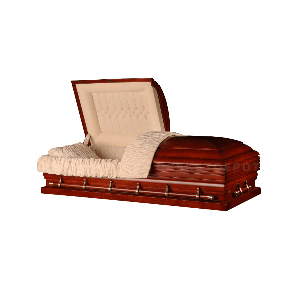 Solid Poplar Over Sized Casket 33