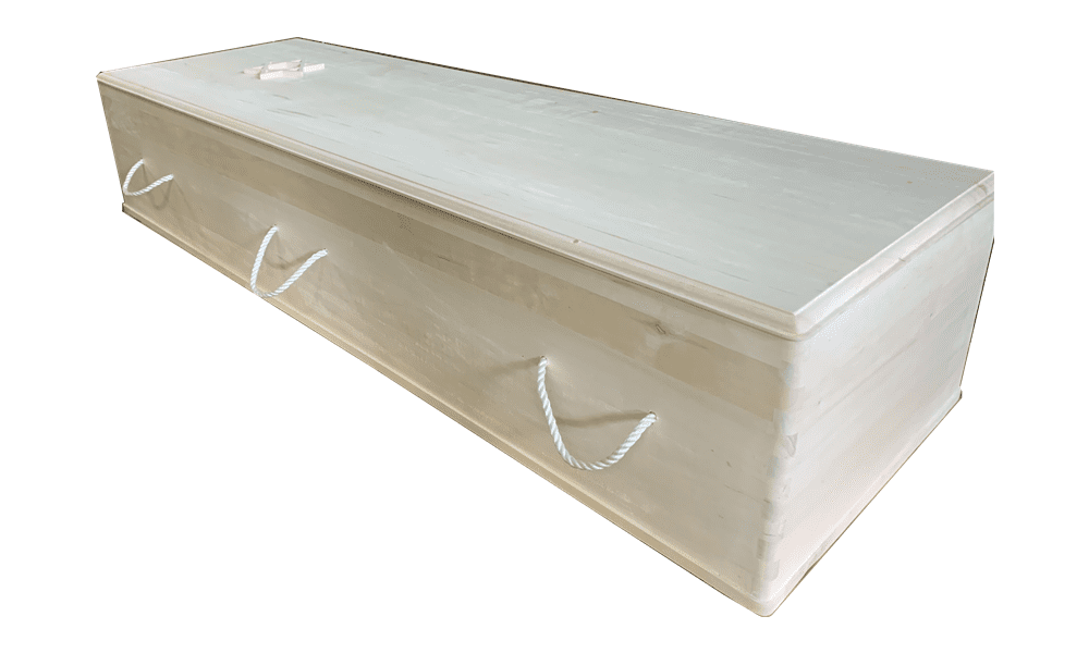 Eco-Friendly Poplar Casket (Kosher Box) - Image 2