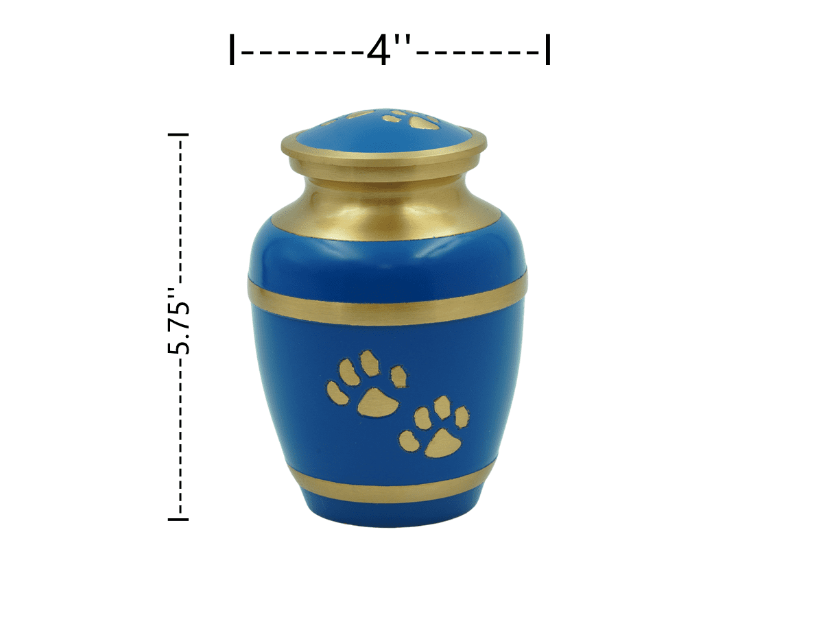 Blue & Gold Paw Prints - Image 2