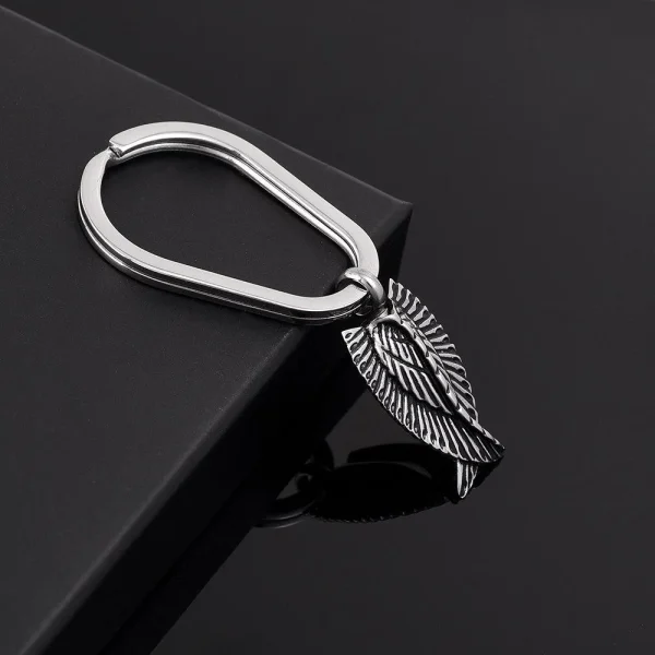 Stainless Steel - Angel Wing Key Chain - Model #147