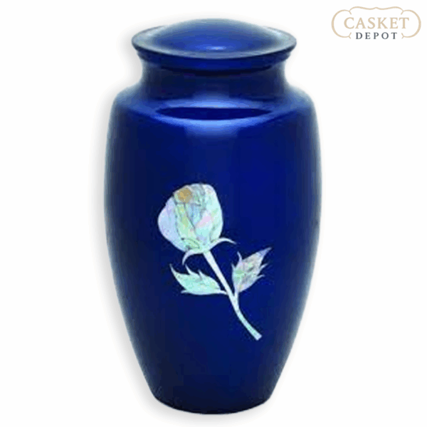 Blue Mother Of Pearl Rose