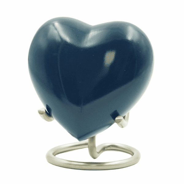 Blue Heart Shaped with Stand