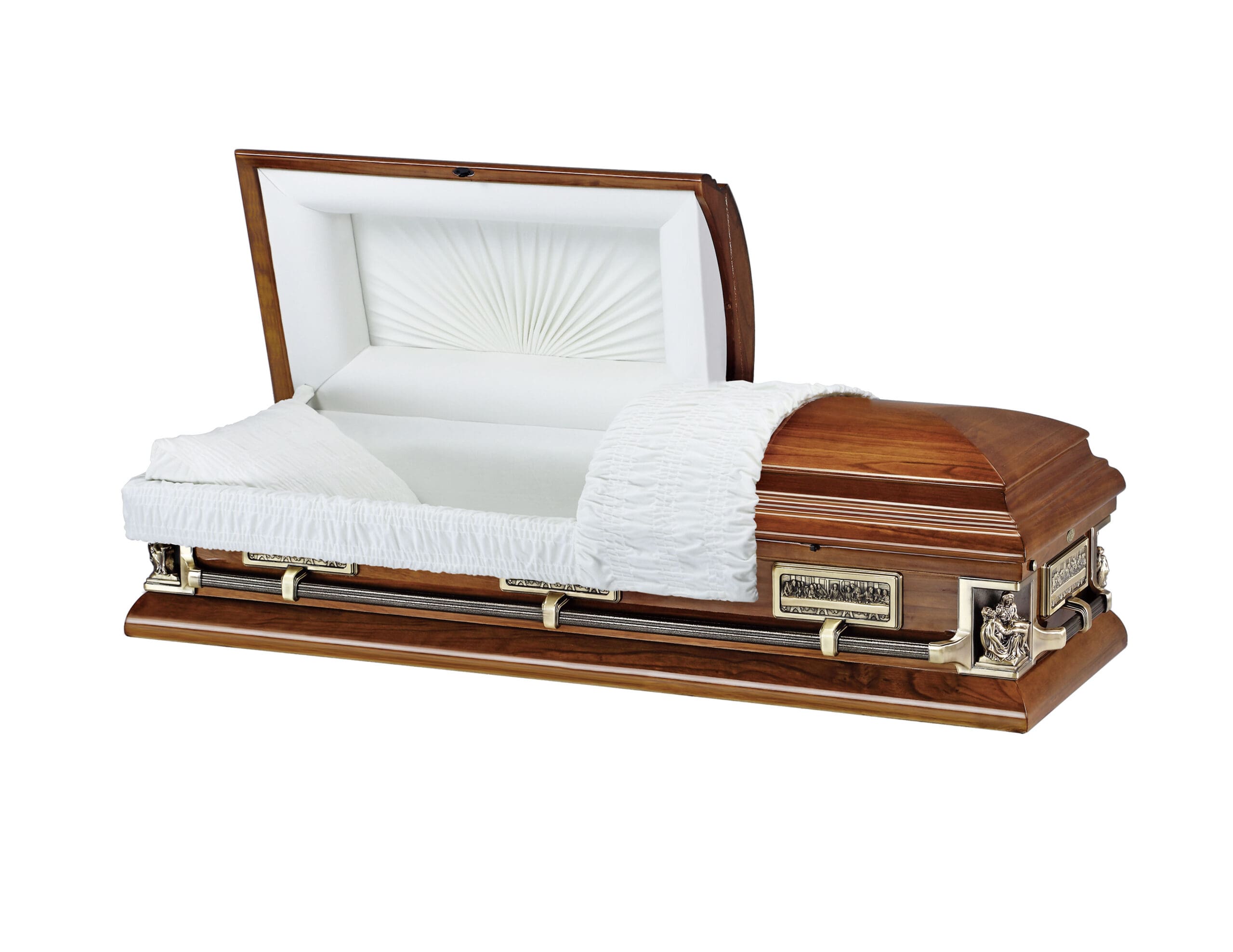 Pieta | Walnut Wood Casket - Image 2