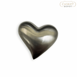 Heart Shaped Brown & Gold