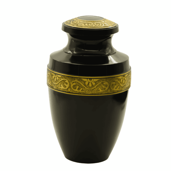 Dark Brown With Gold Band